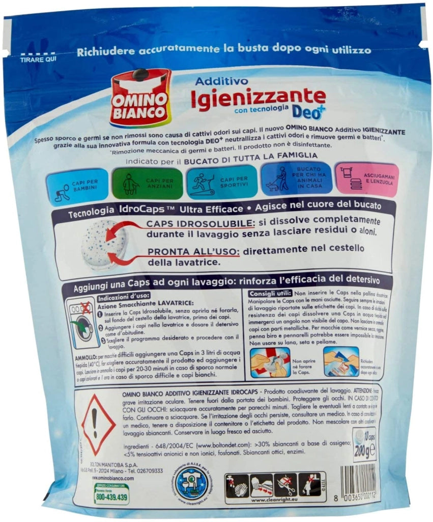 OMINO BIANCO IDROCAPSULE IGIENIZZANTE 30 CAPS