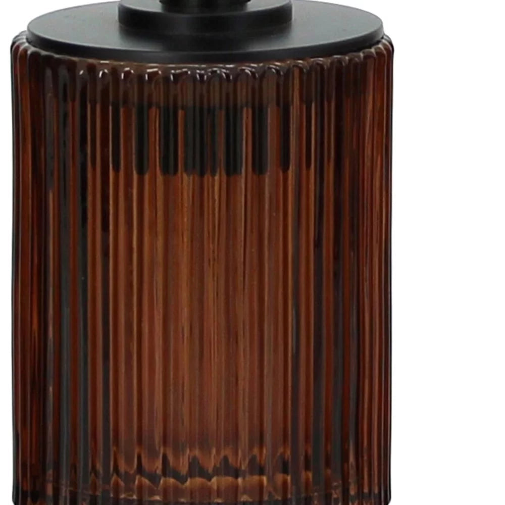 Dispenser in vetro ambra - serie Simple