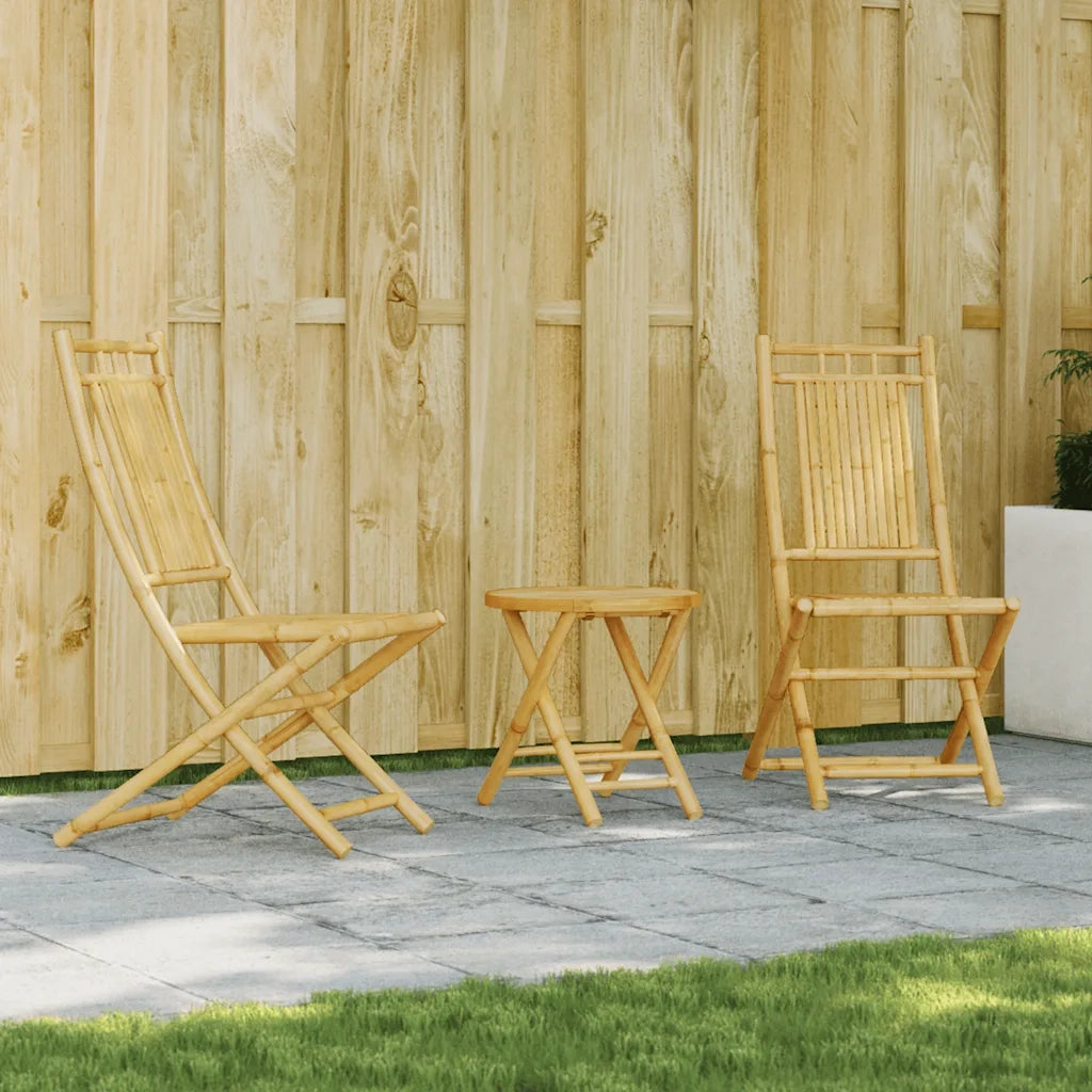 Set da Bistr¨° 3 pz | Set Salotto da Giardino in Bamb¨´
