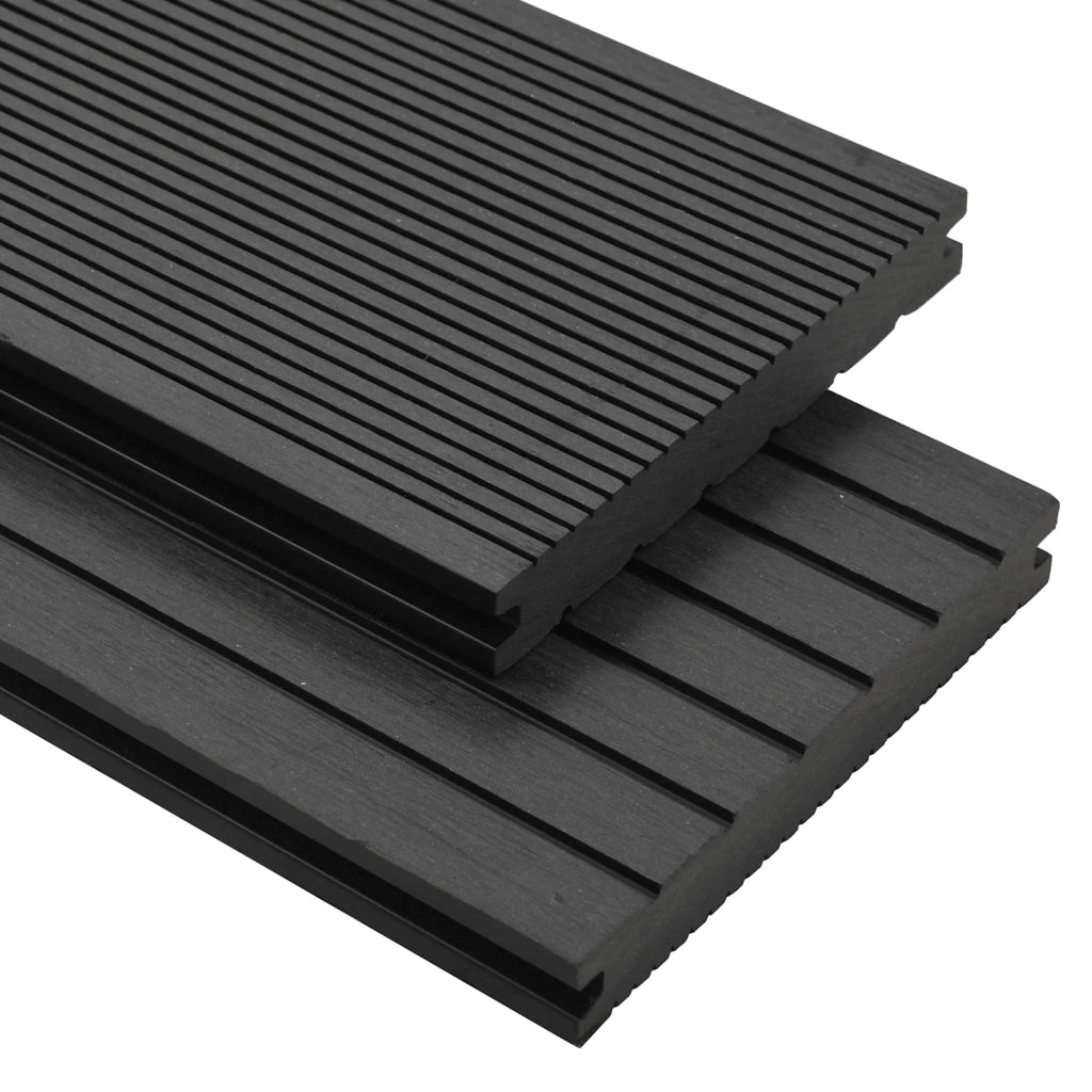 Tavola da decking 48 pcs Nero WPC 3444772