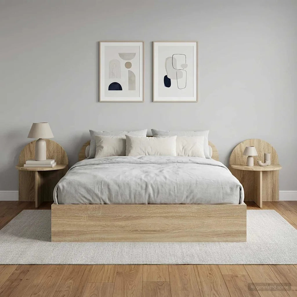 Comodino 2 pz Rovere Sonoma 40 x 35,5 x 45,5 cm 8001136