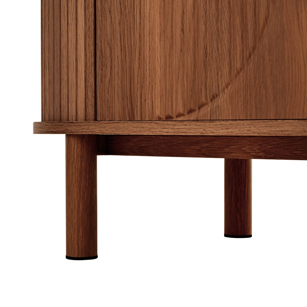 Mobile porta TV 175 cm in MDF colore noce