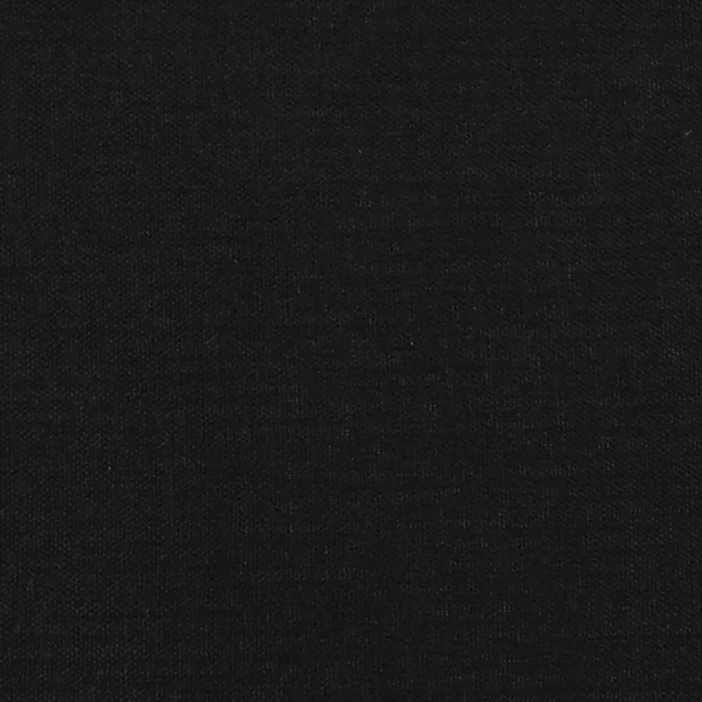 Letto matrimoniale | Letto per adulti | Giroletto senza Materasso Nero 160x200 cm in Tessuto