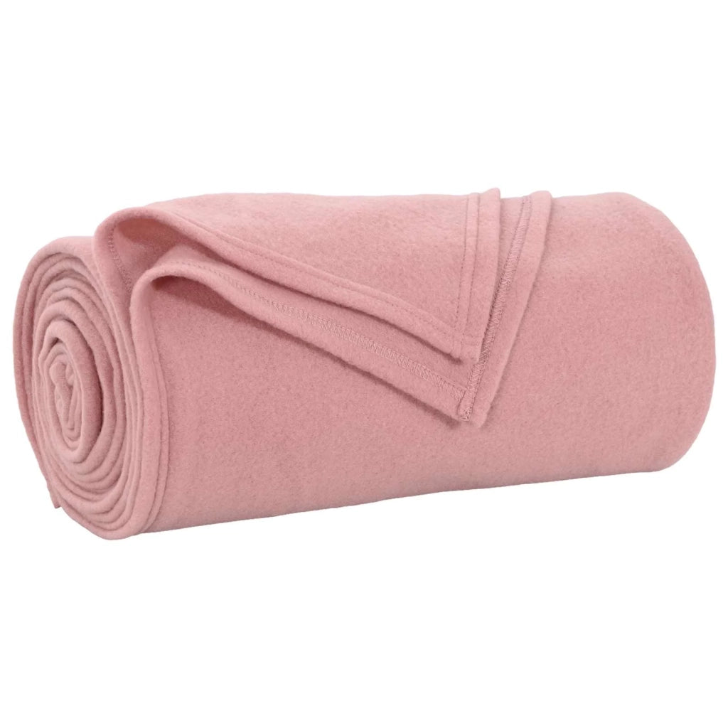 Coperte da Pile 24 pcs Rosa 170 x 130 cm Panno