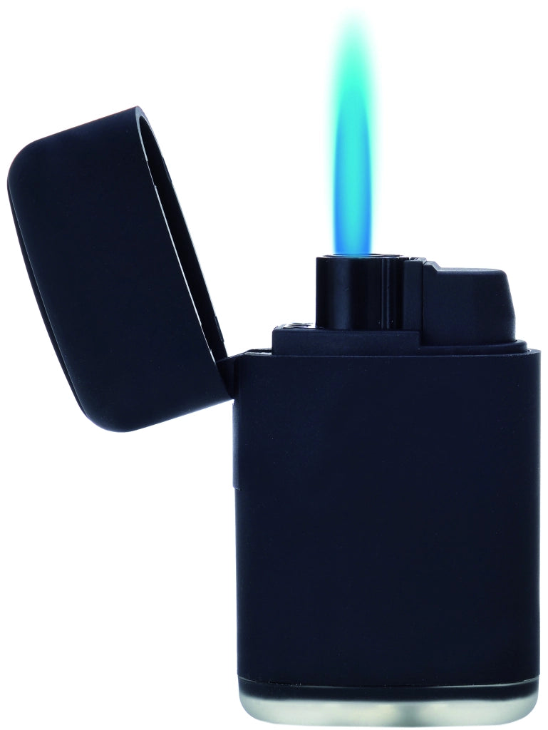 ACCENDINO FIAMMA BLU BLACK JETFLAME  col. Nero 20.00 pz