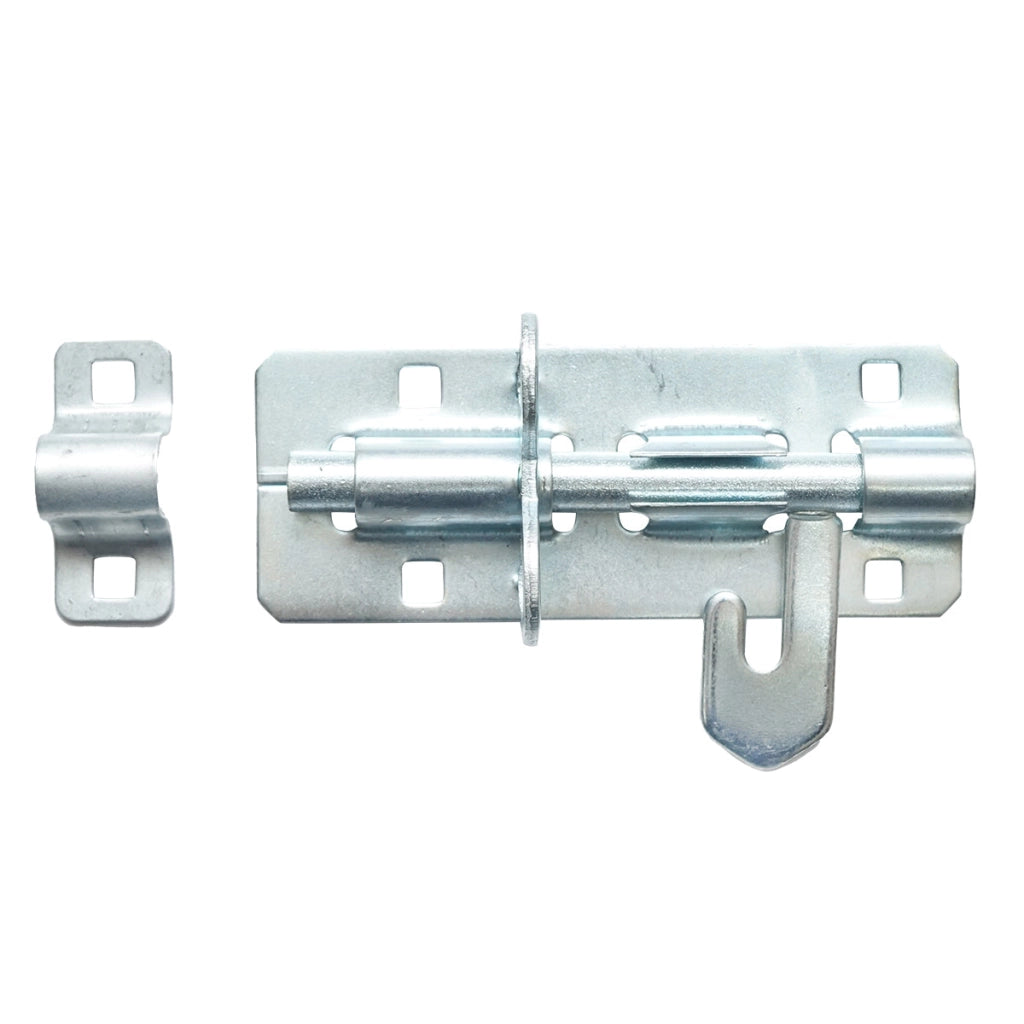 Chiavistello per cancello con blocco per lucchetto – 125 mm