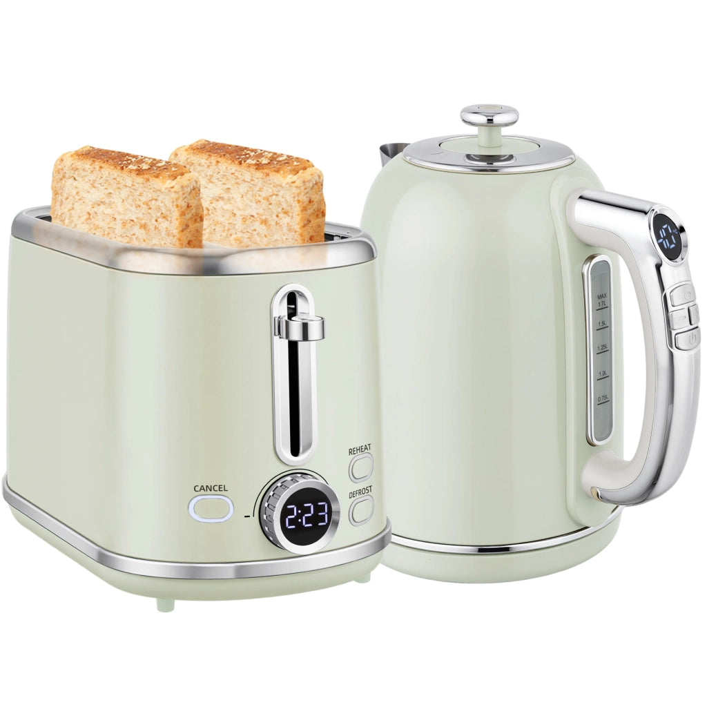 Set bollitore e tostapane ¨C Xylo ¨C acciaio inox 1,7L 2200W grigio