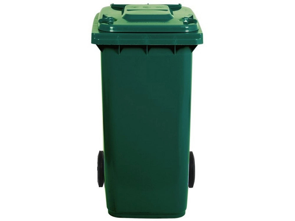 1pz bidone per differenziata lt. 240 - cm. 58x65,5x107 h col. verde scuro cod:ferx.vit52541