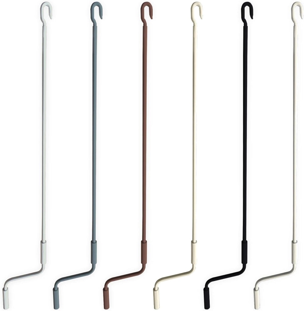 Asta Di Manovra Per Tenda Da Sole Varie Misure, Bastone Universale Per Tende (ANTRACITE 1,2 METRI)