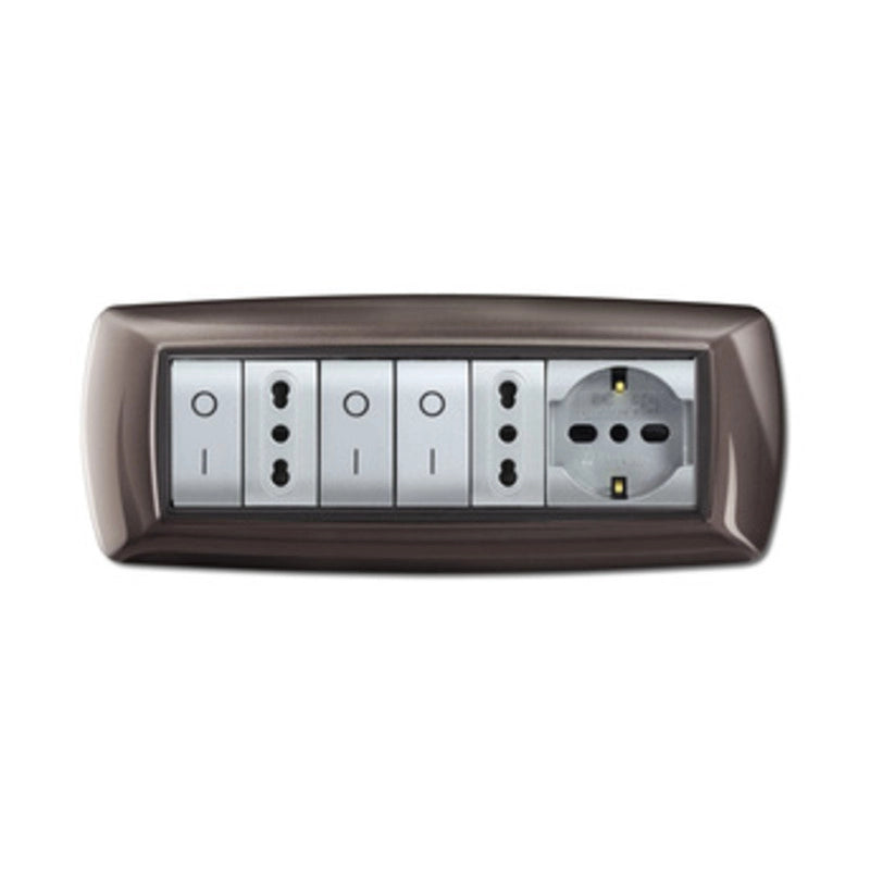 PLACCA LIFE LIVING PLAST ALLUMINIO NOTTE 7P