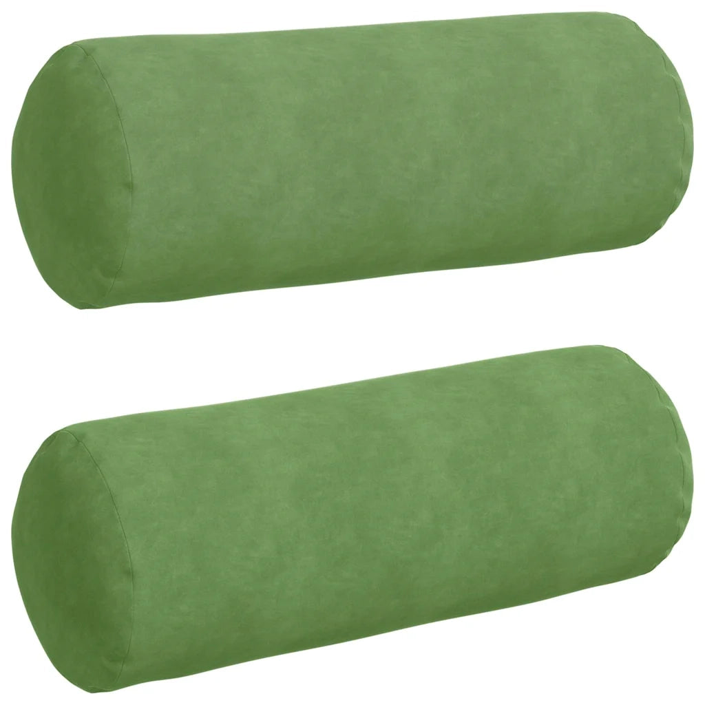 Cuscini a rullo 2 pcs Verde chiaro Ø 25 x 70 cm 42014331