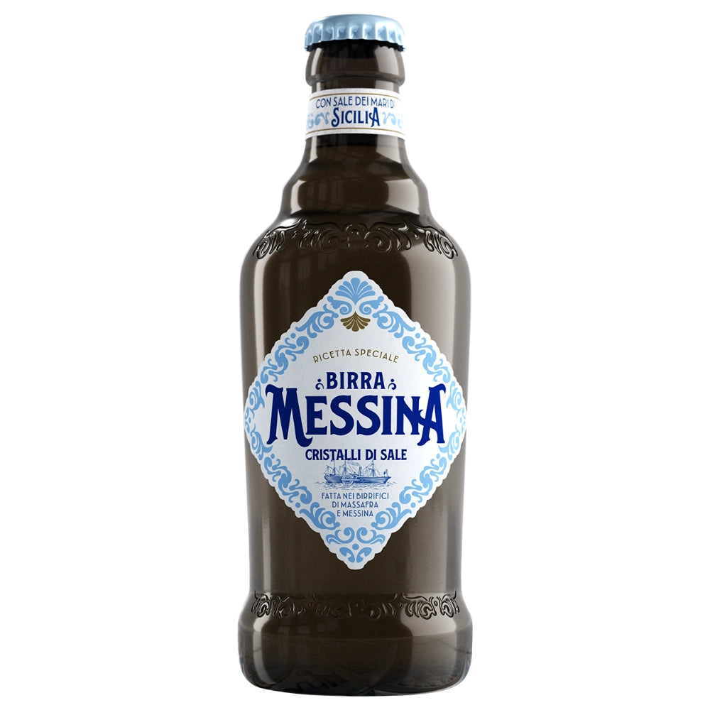 Birra messina cristalli di sale ricetta speciale bottiglia da 50 cl