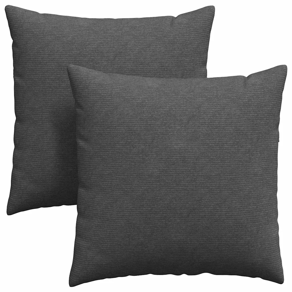 Cuscini da Divano 2 pcs Grigio scuro 80 x 80 cm 42014076