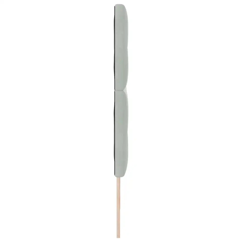 Testiera | Testata Grigio chiaro 180 cm Velluto