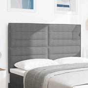 Testiera Grigio chiaro 144 cm Tessuto in Cords 3337724