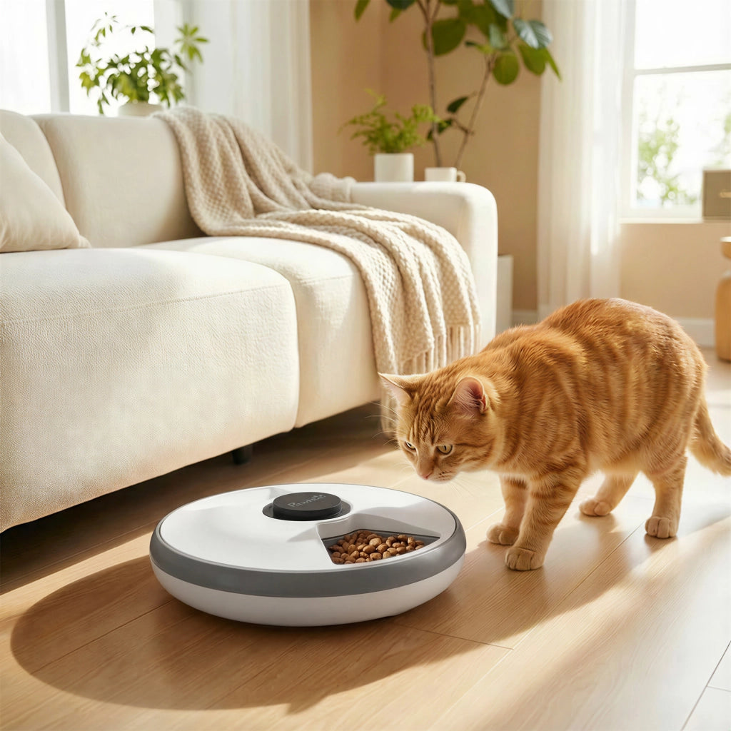 Distributore Automatico Cibo per Cani e Gatti ¨C Xylo ¨C Timer Programmabile, Display LED, 1-6 Pasti