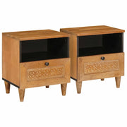 Armadio da Notte 2 pcs Marrone Chiaro 40 x 33 x 46 cm 4018087
