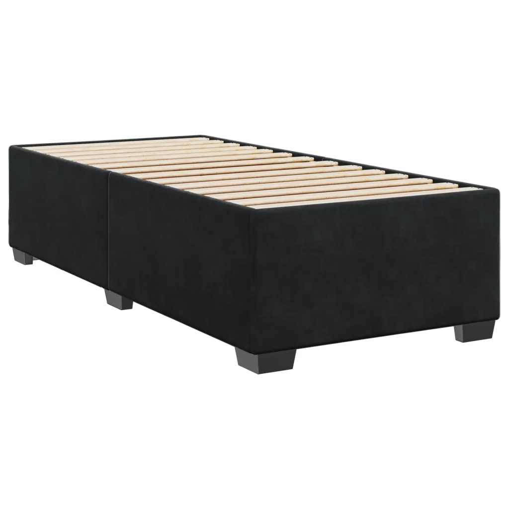 Giroletto Nero 90x200 cm in Velluto