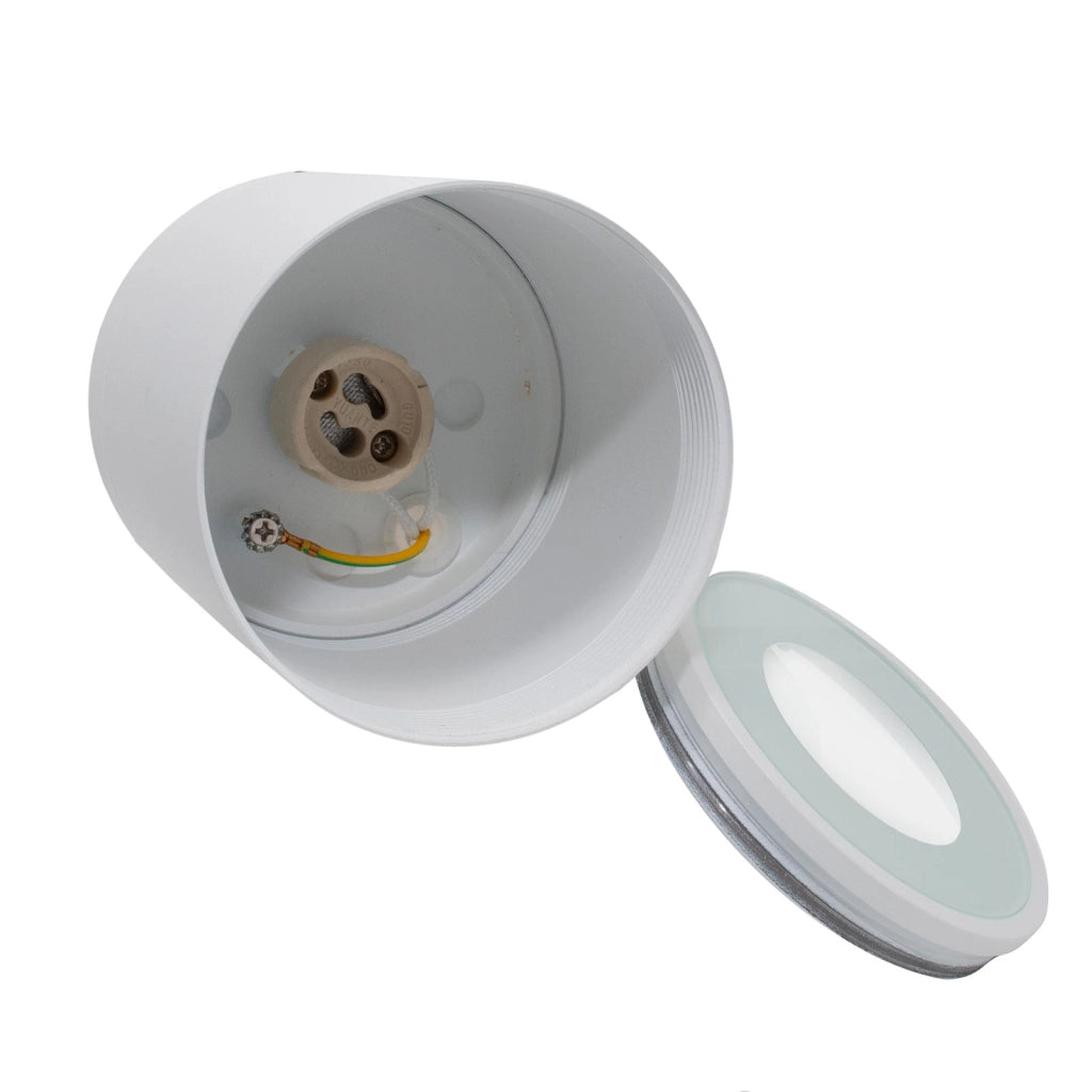 Plafoniera faretto TONDO lampada soffitto LED GU10 6W luce bagno sensoriale IP65 230V COLORE BIANCO RGB CCT WiFi