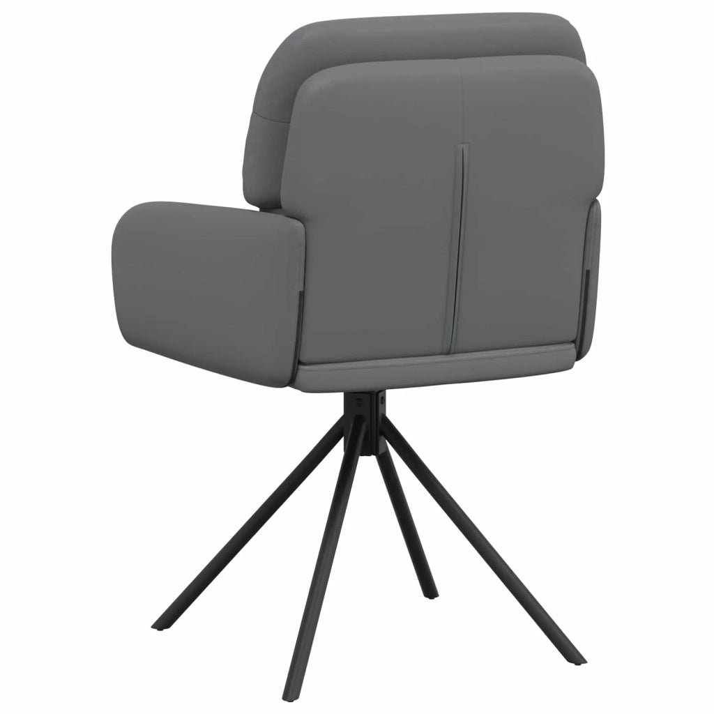Sedie da pranzo girevoli 6 pz Similpelle Grigio 3428266
