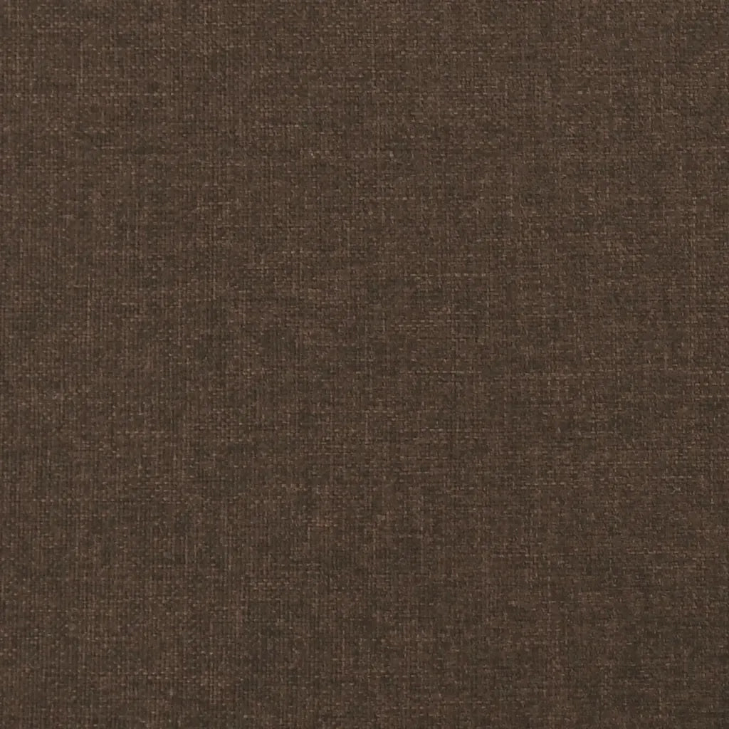 Letto matrimoniale | Letto per adulti | Giroletto senza Materasso Marrone Scuro 120x200 cm Tessuto