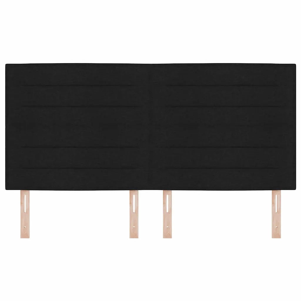 Testiera | Testata Nero 180 cm Tessuto