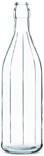 BOTTIGLIA VETRO COSTOLATA lt. 1 20.00 pz