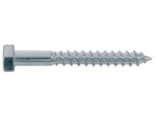VITE TIRAFONDI PER LEGNO CLASSE 4.8 DIN-571 UNI-704- - ø mm.8x180 - 50 pezzi AMBROVIT