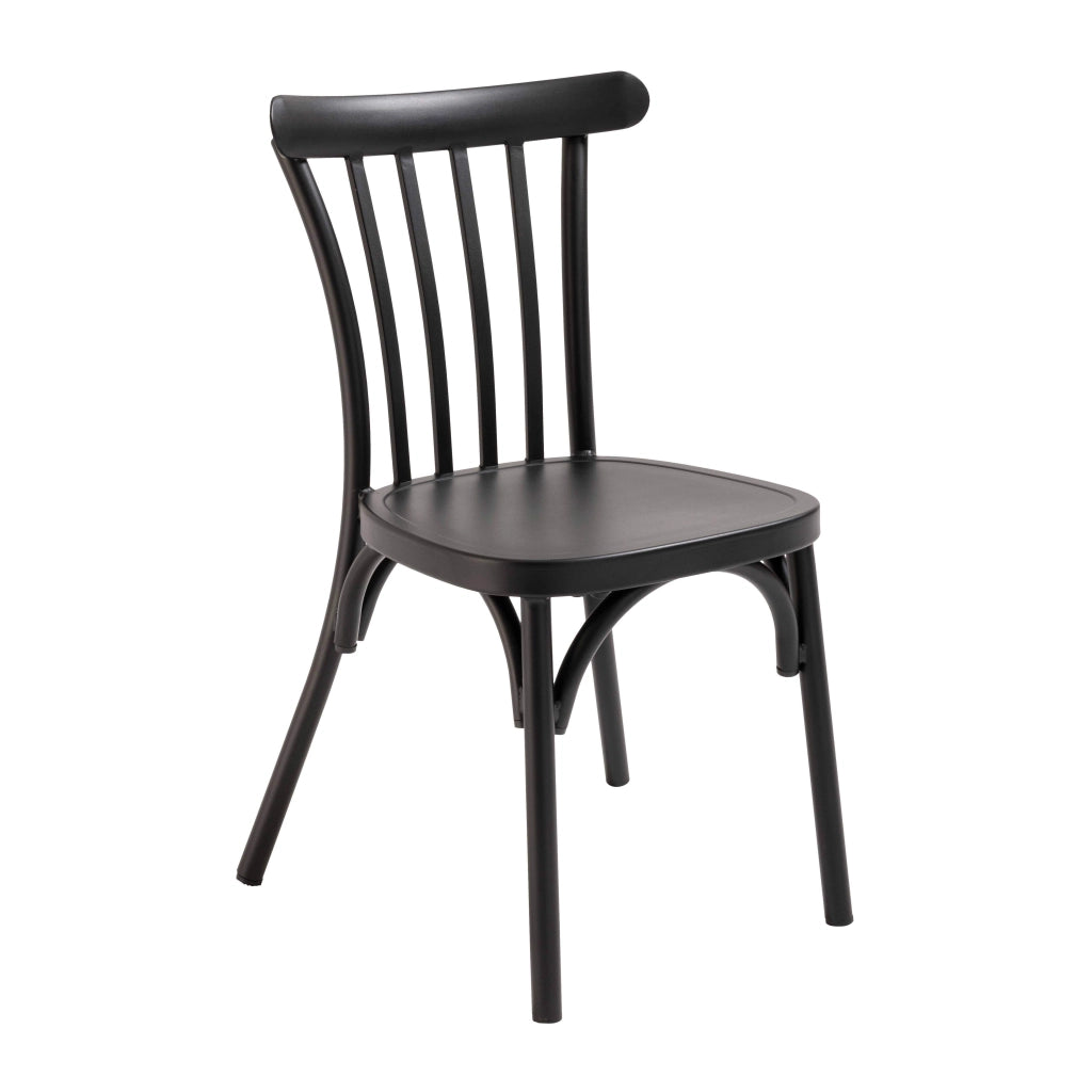 Oviala - Sedia da giardino in alluminio nero