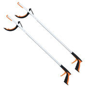 Strumento afferra oggetti 88 cm pinza raccoglitore di rifiuti 2 pz, Strumento afferra oggetti bastone leggero alluminio Argento