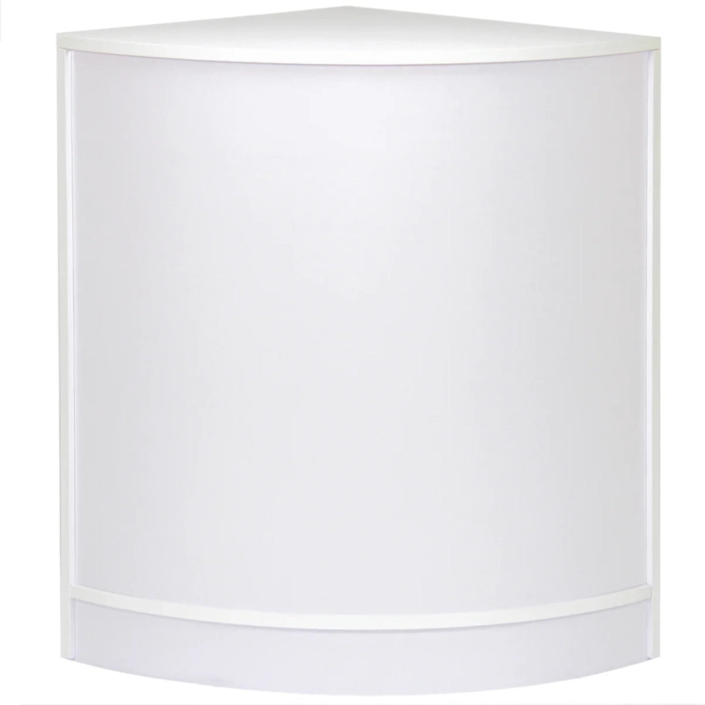Set Gemini con 3 Banconi Negozio e Reception Bianco Brillante Elegante Solidi