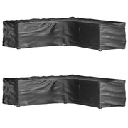 Coperture Mobili da Giardino a L 2pz 16 Occhielli 285x285x70cm 3155373