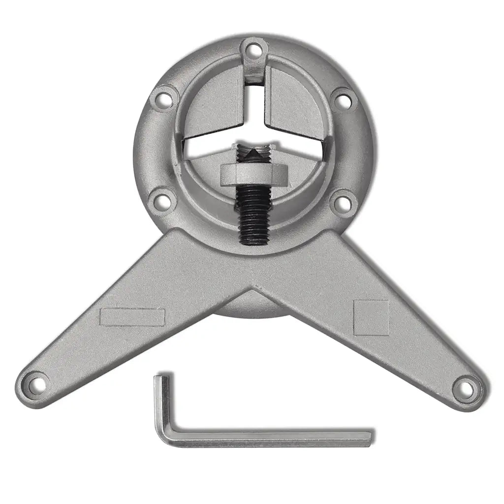 Set 4 gambe cromate per tavolo regolabili in altezza 710 mm 242133