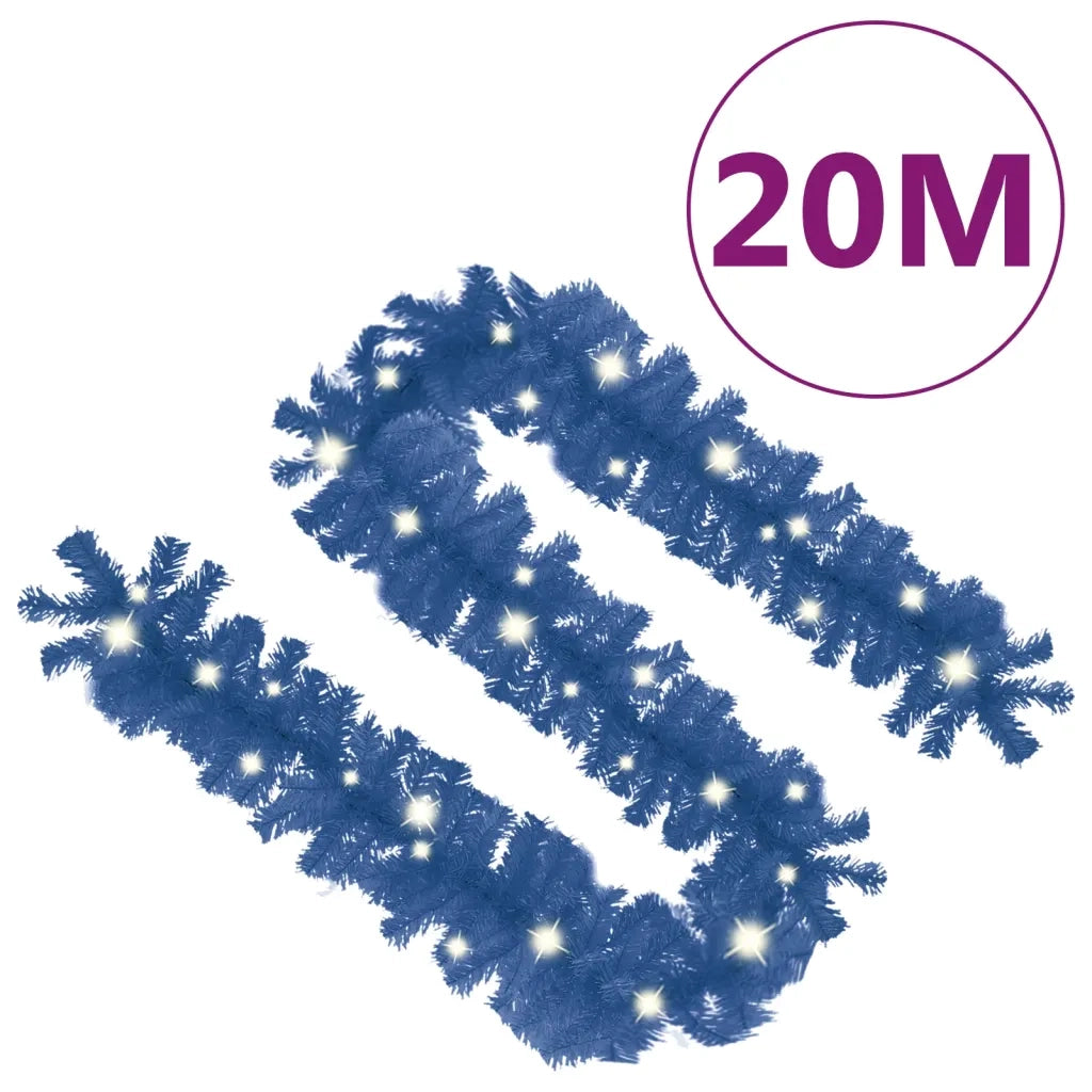 Ghirlanda Natalizia con Luci a LED 20 m Blu CFW4240804