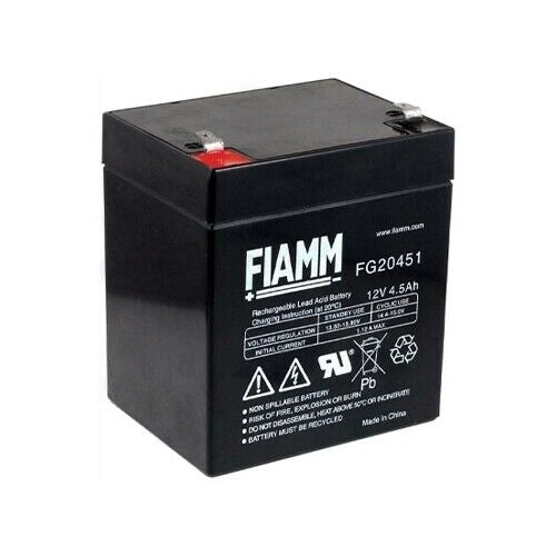 COPPIA DI BATTERIE 12V 4.5 AH ROGER BT12V45 AUTOMAZIONE AUTOMATISMI ORIGINALE