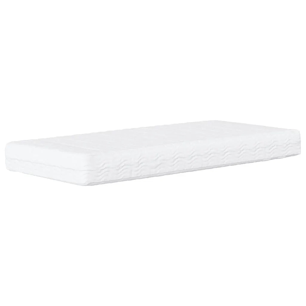 Materasso in Schiuma-Materasso per Letto Bianco 90x190 cm Durezza H2 H3