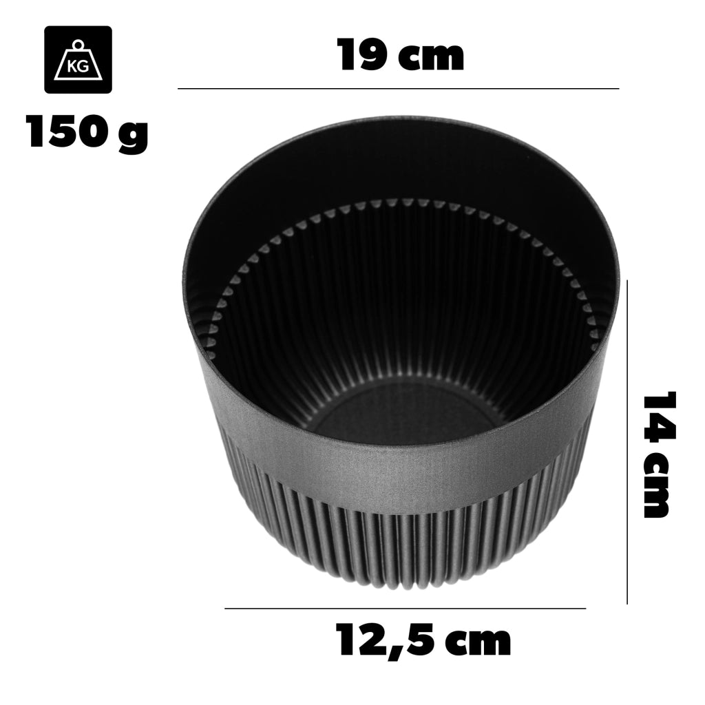 KADAX Doniczka Alia DAL19 grafit <10> K16432
