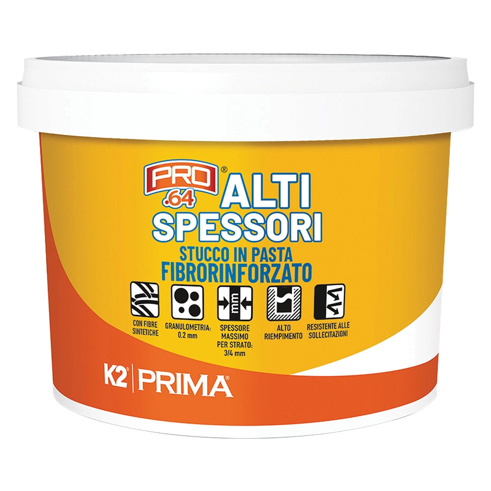 Stucco in Pasta Fibrorinforzato Alti Spessori Barattolo K2 1 kg
