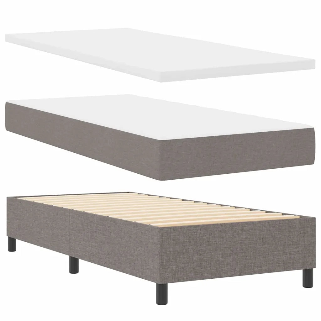 Letto a molle con materasso Talpa 90 x 190 cm Tessuto 3340477