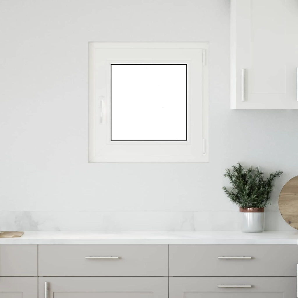 Finestra per Soffitta RISOR Bianco 50 x 50 cm PVC e Vetro 42047226
