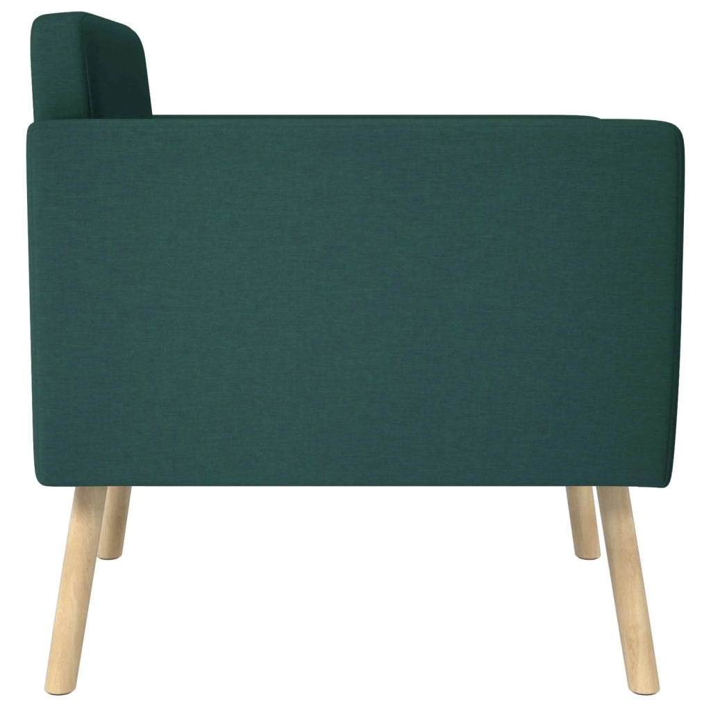 Sedia d'accento Verde Scuro Tessuto 42044787