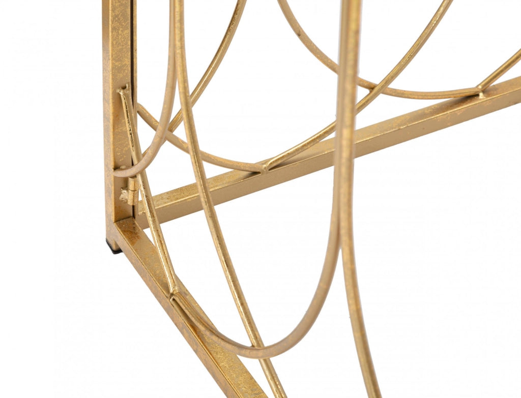 Consolle \, 91x41x78h cm oro