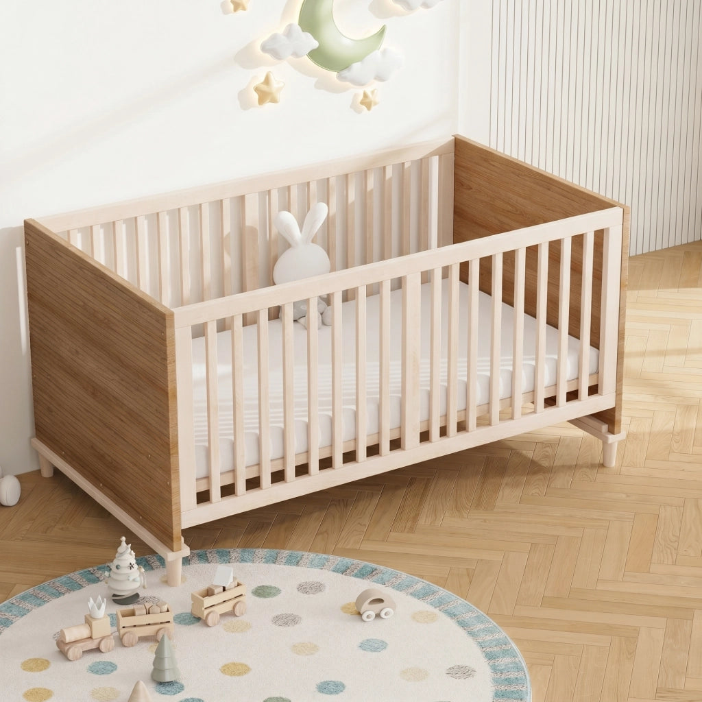 Letto per bambini ¨C Minimal ¨C Legno di pino, colore legno naturale, 70x140x87 cm, senza materasso