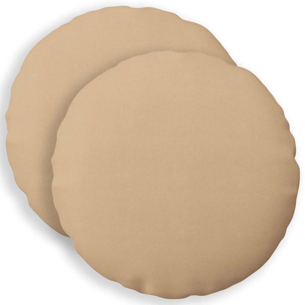 Cuscino con cuscino HEERLEN 2 pz Crema Tessuto 928675