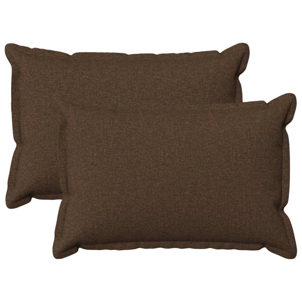 Federa 2 pcs HOUTEN Marrone 50 x 80 cm Lino 920033