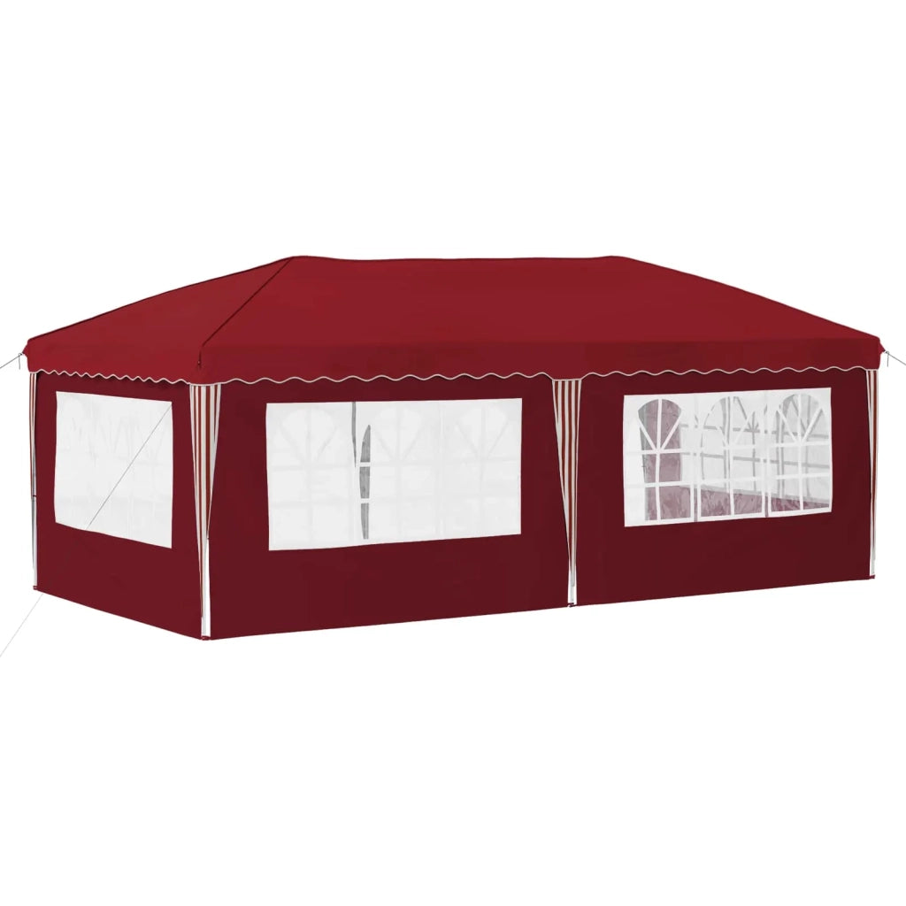 Tenda per feste a pop-up-Gazebo 575 x 289 x 245 cm Borgogna