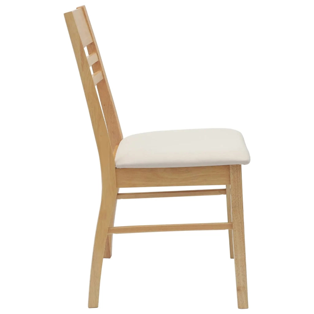 Sedie da pranzo 2 pcs Naturale 43 x 54 x 89 cm