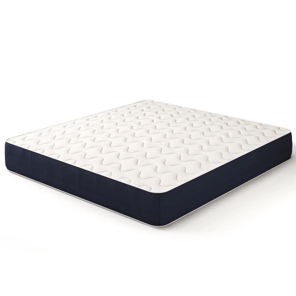Materasso singolo 90x200 in Waterfoam Ipoallergenico, 10 cm ESSENTIAL | Imbottitura in Ovatta e Rivestimento in Tessuto 3D Traspirante, Antiacaro e Antifungino | Made in Italy