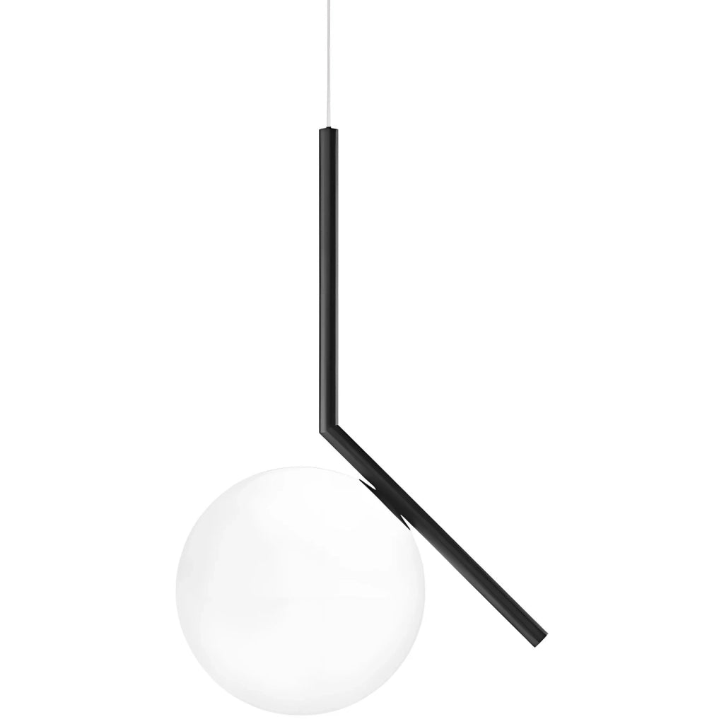 Lampada Da Soffitto Pensile Di Vetro Palla Oro Bianco Oro G107-1w Black White