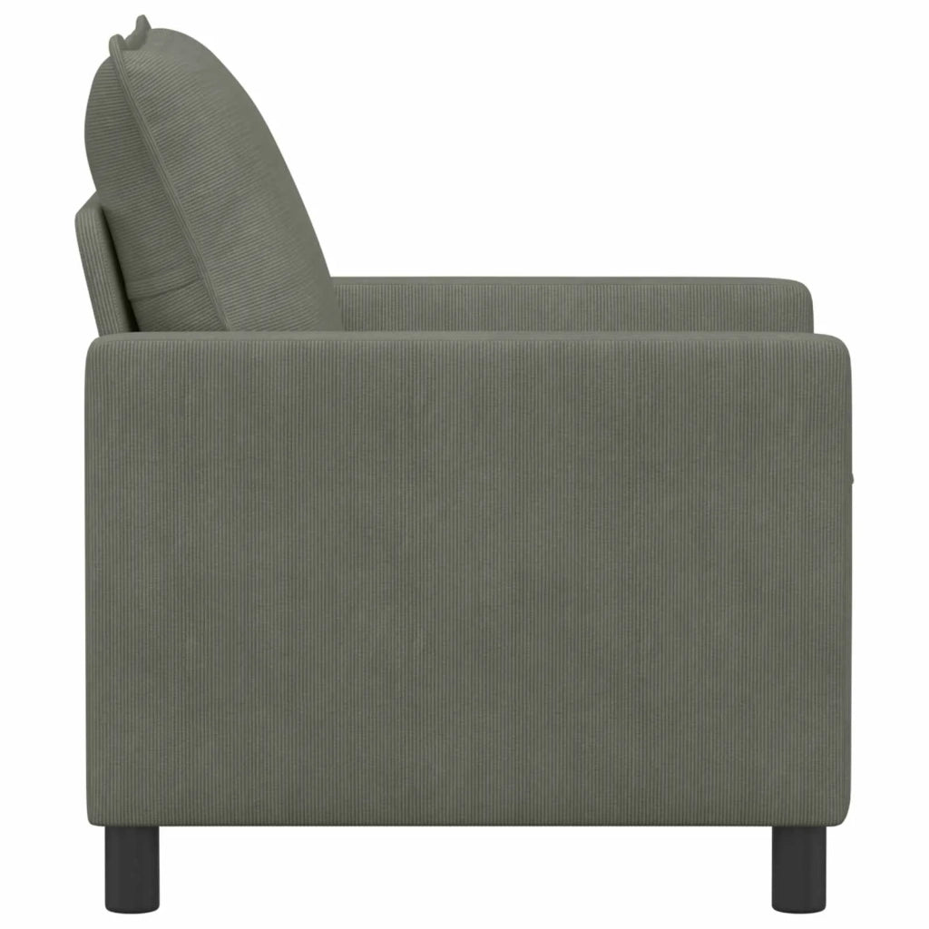Divano Grigio Chiaro 76 x 81 x 87,5 cm Tessuto 42028771